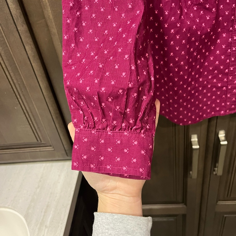 Talbots corduroy button down - Picture 6 of 7